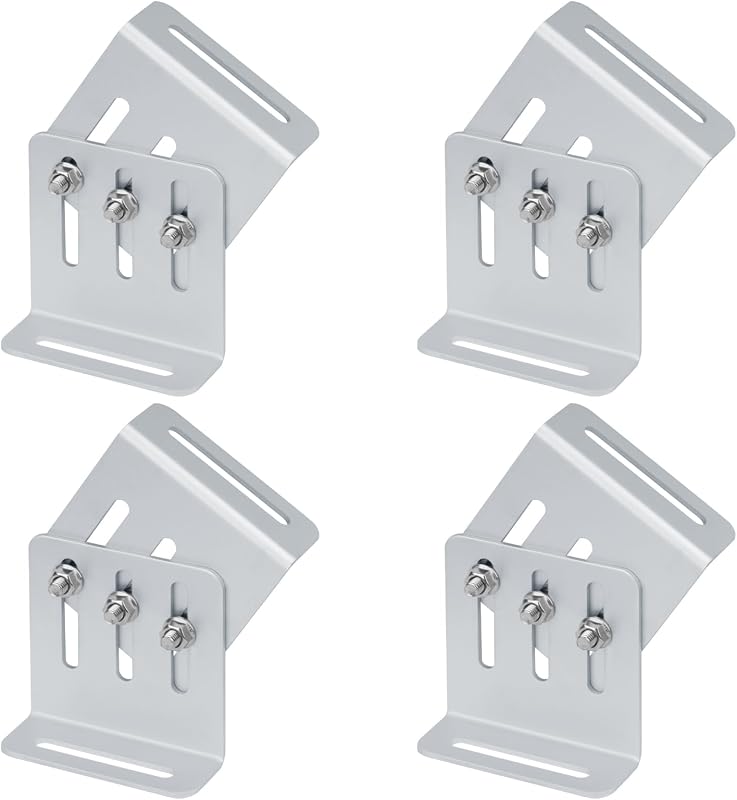 4 Sets Adjustable Solar Panel Tilt Mount Brackets