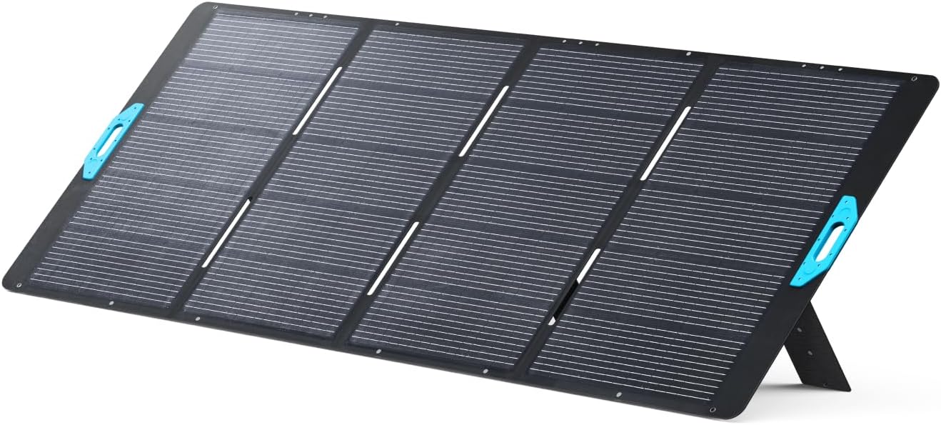 Anker SOLIX PS400 Solar Panel with Adjustable Kickstand, 400W Foldable Portable Solar Charger, IP67 Waterproof, Smart Sunl...