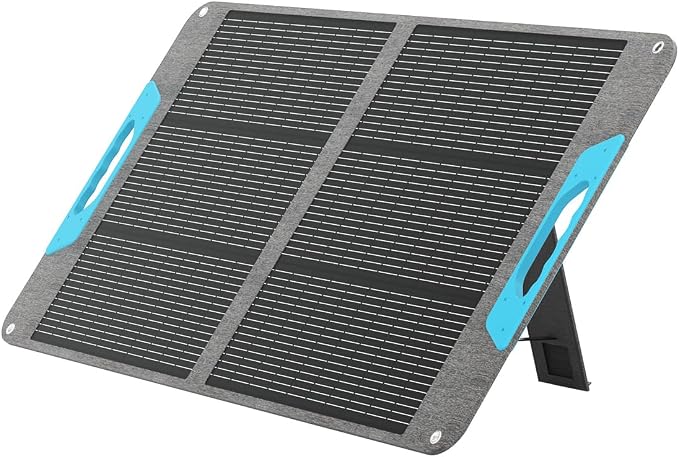 Renogy 100 Watt Solar Panel, N-Type 100W Portable Solar Panels w/Kicks — Our recommended configuration for best results