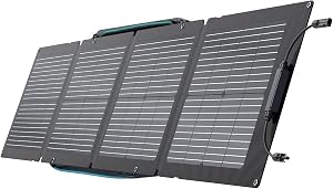 EF ECOFLOW 110W Portable Solar Panel, Foldable with Carry Case, High 23% Efficiency, IP68