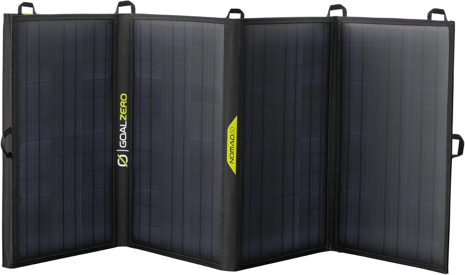 Goal Zero Nomad 50, Foldable Monocrystalline 50 Watt Solar Panel with 8mm + USB Port, Portable Charger for Yeti Power Gene...