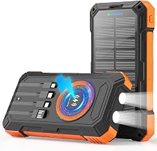 YOLOSKS Solar Charger Power Bank 49800mAh Wireless Portable Phone Char — Our recommended configuration for best results
