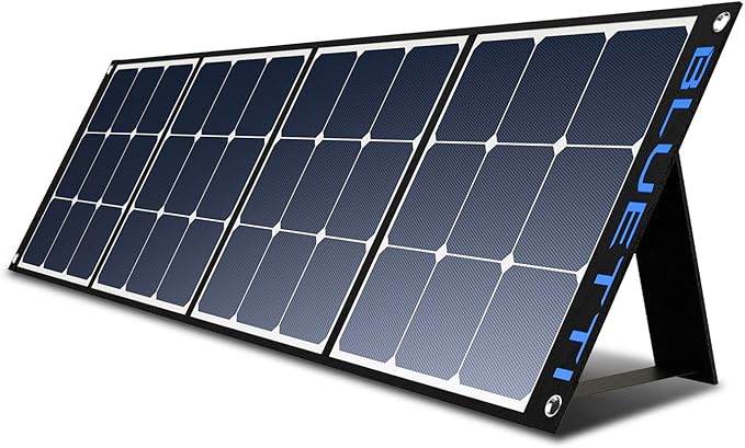 BLUETTI SP200 200w Solar Panel for EB3A/AC180/AC70/EB70S/AC200MAX/AC300/AC200P/EB240 Power Station,Portable Foldable Solar Panel Power Backup for Outdoor Van Camper Off Grid