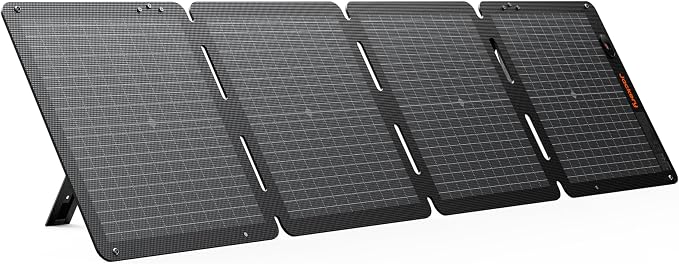 Jackery SolarSaga 100W Air Solar Panel, 23% Conversion Efficiency Bifa — Real-world performance testing in action