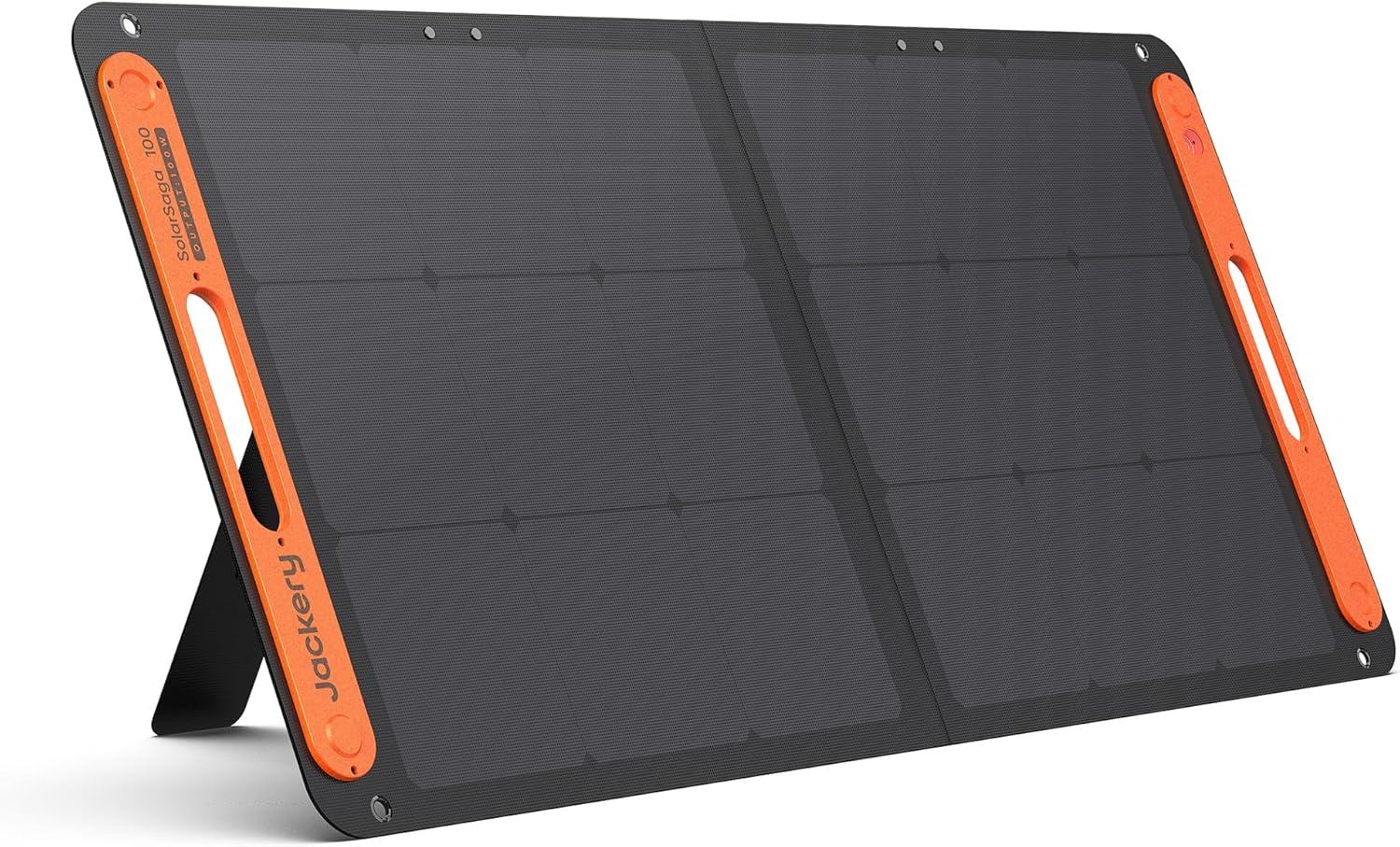 Jackery SolarSaga 100W Bifacial Portable Solar Panel for Explorer 240/300/500/1000/1500 Power Stations, Foldable Solar Cel...