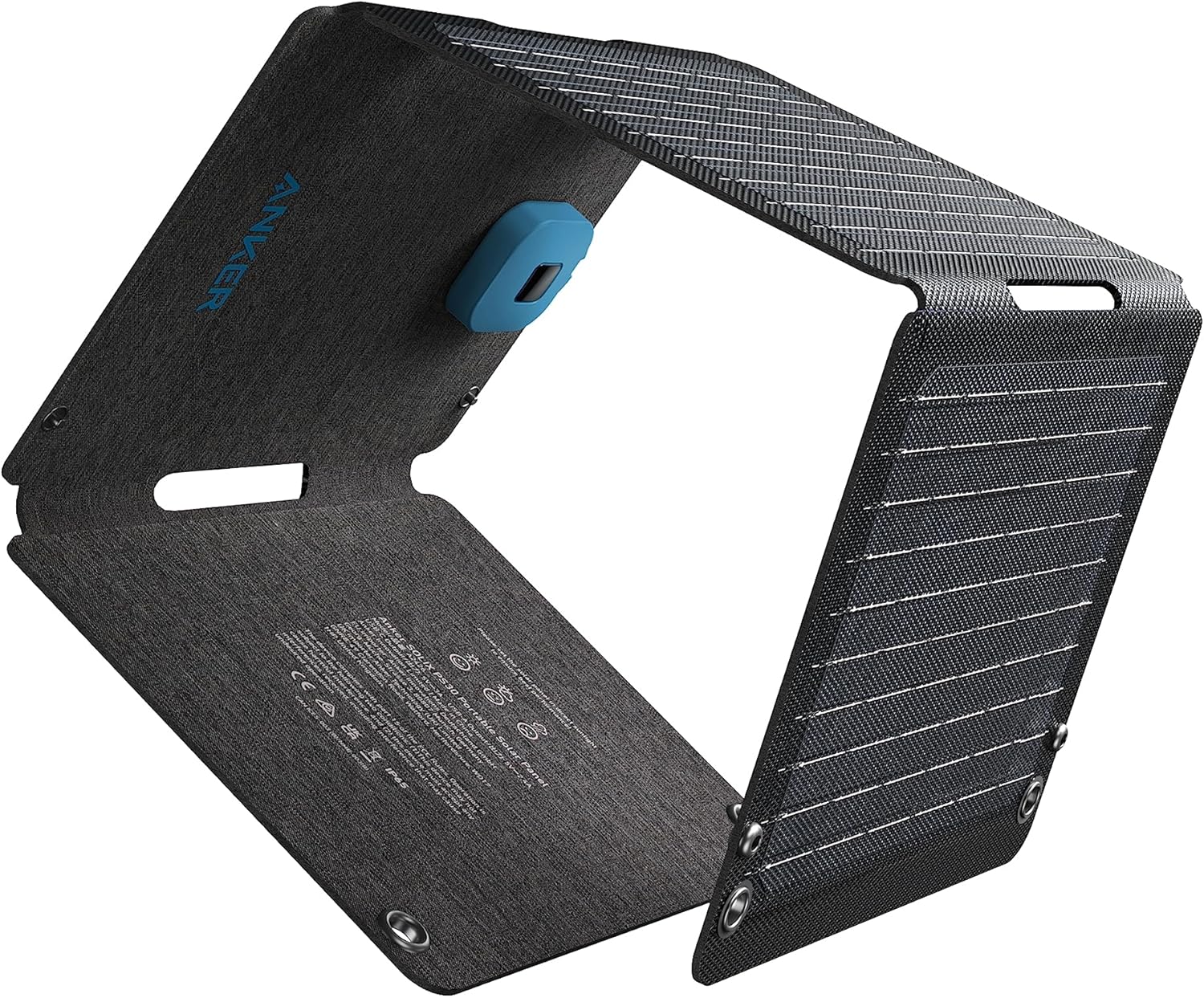 Anker Solix PS30 Solar Panel, 30W Foldable Portable Solar Charger, IP65 Water and Dust Resistance, Ultra-Fast Charging, Ch...