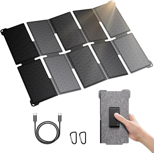 BigBlue Portable 35W Solar Panel Charger with Fast Charging USB-A and — Our recommended configuration for best results